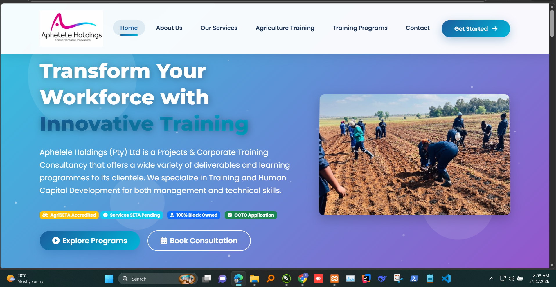 Corporate Website